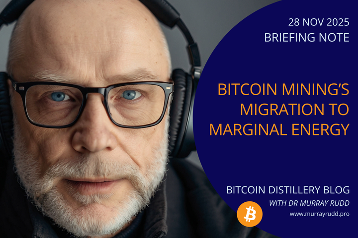 Bitcoin Mining’s Migration to Marginal Energy in an AI Era